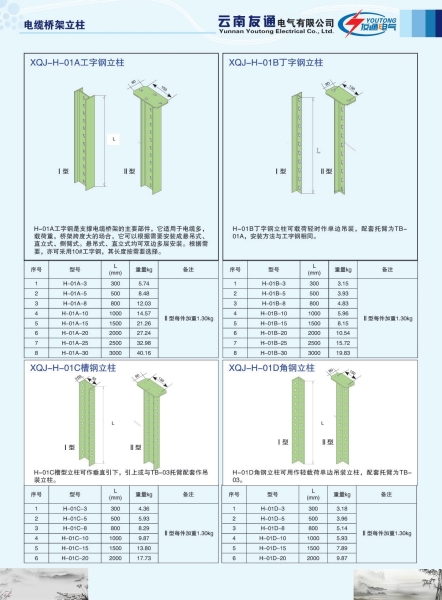 電纜橋架立柱